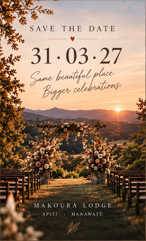 Rikki and Meka Save the Date